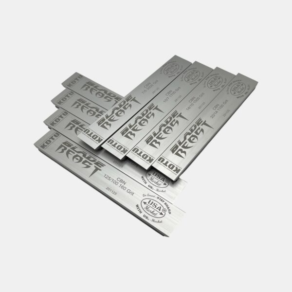 BLADE BEAST (Silver) — Metal Bond Sharpening Stone 1″ x 6″ (25mm x 150mm)