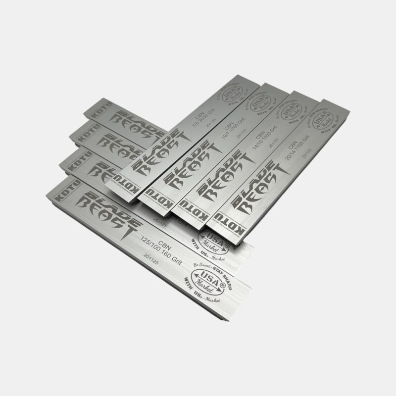 BLADE BEAST Silver Metal Bond Sharpening Stone 1 BLADE BEAST (Silver) — Metal Bond Sharpening Stone 1″ x 6″ (25mm x 150mm)