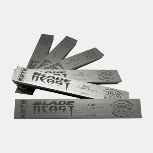 BLADE BEAST (Silver) — Metal Bond Sharpening Stone 1″ x 6″ (25mm x 150mm)