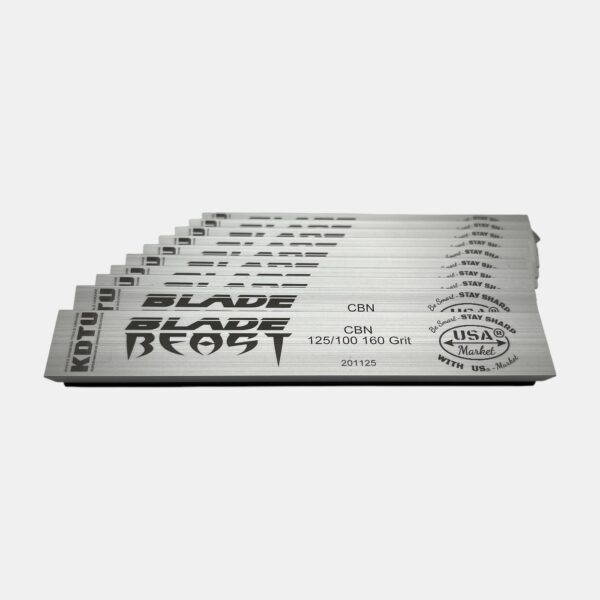 BLADE BEAST (Silver) — Metal Bond Sharpening Stone 1″ x 6″ (25mm x 150mm)