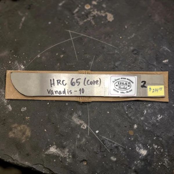 California San Mai Steel #2 – Hand-Forged Vanadis 10 Core | 64 Layer Stainless Damascus Knife Blank