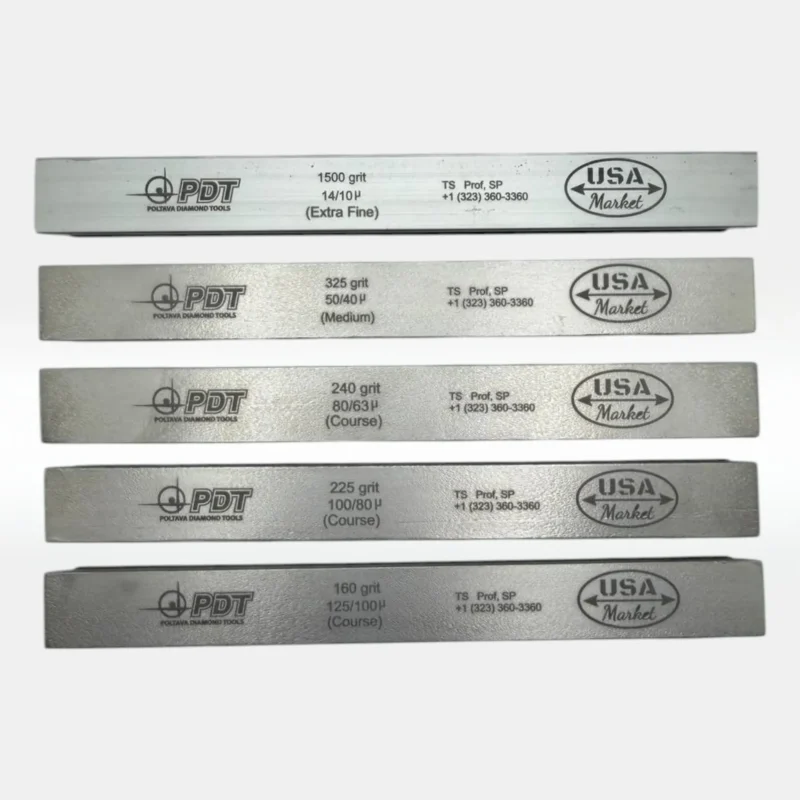 CBN Sharpening Set by USA-Market "BASIC Pro" (5) Stones