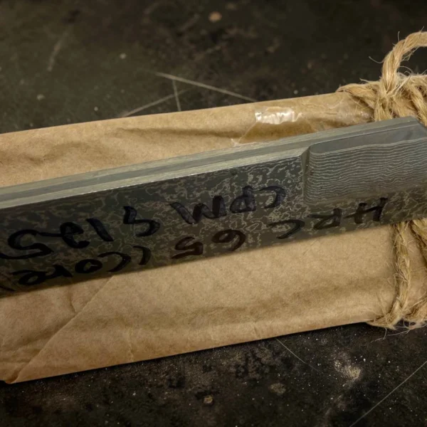 California San Mai Steel #10 – Hand-Forged Vanadis 10 Core | 64 Layer Stainless Damascus Knife Blank