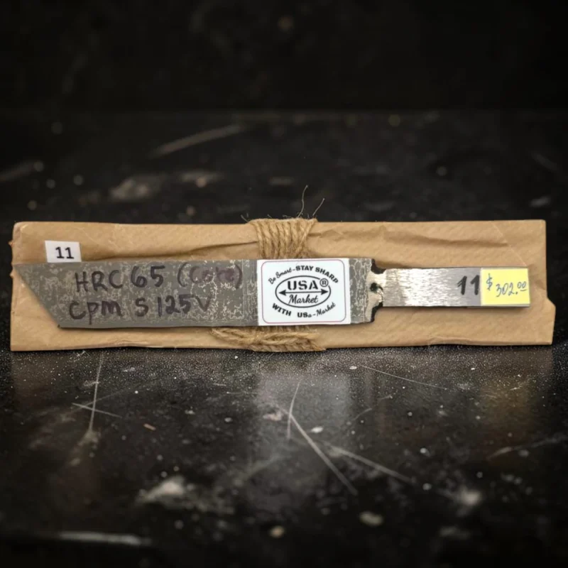 11.1 California San Mai Steel #11 – Hand-Forged Vanadis 10 Core | 64 Layer Stainless Damascus Knife Blank