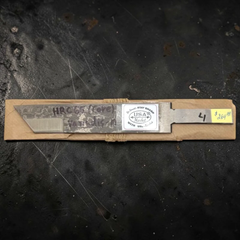 4.1 California San Mai Steel #4 – Hand-Forged Vanadis 10 Core | 64 Layer Stainless Damascus Knife Blank