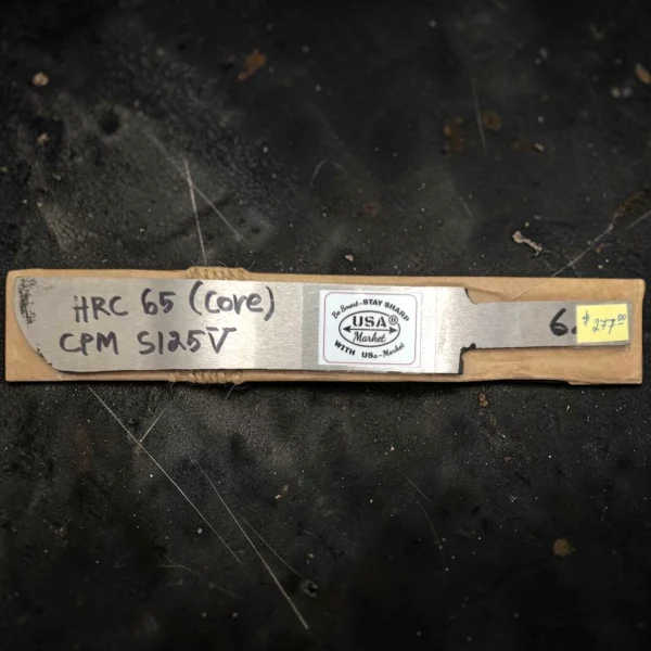 6.1 California San Mai Steel #6 – Hand-Forged Vanadis 10 Core | 64 Layer Stainless Damascus Knife Blank
