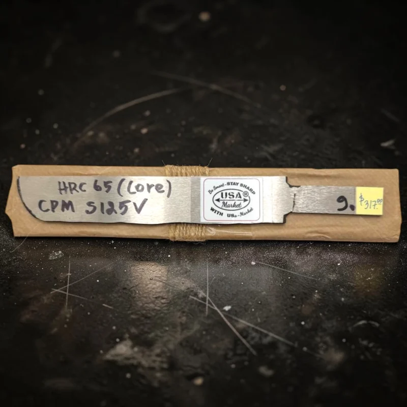 9.1 California San Mai Steel #9 – Hand-Forged Vanadis 10 Core | 64 Layer Stainless Damascus Knife Blank
